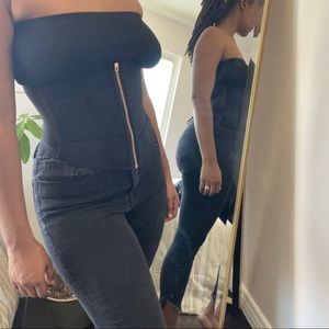 SAVAGE FENTY UNDER-BUST BLACK CORSET!